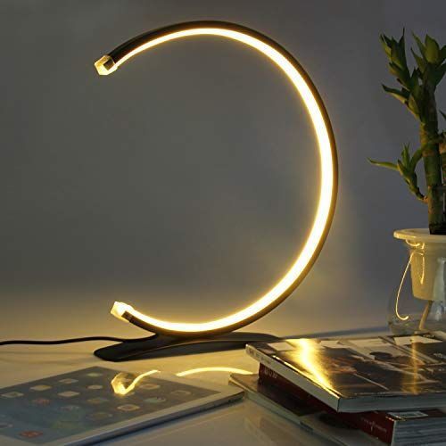 Lunar Curve Lamp:  🌙