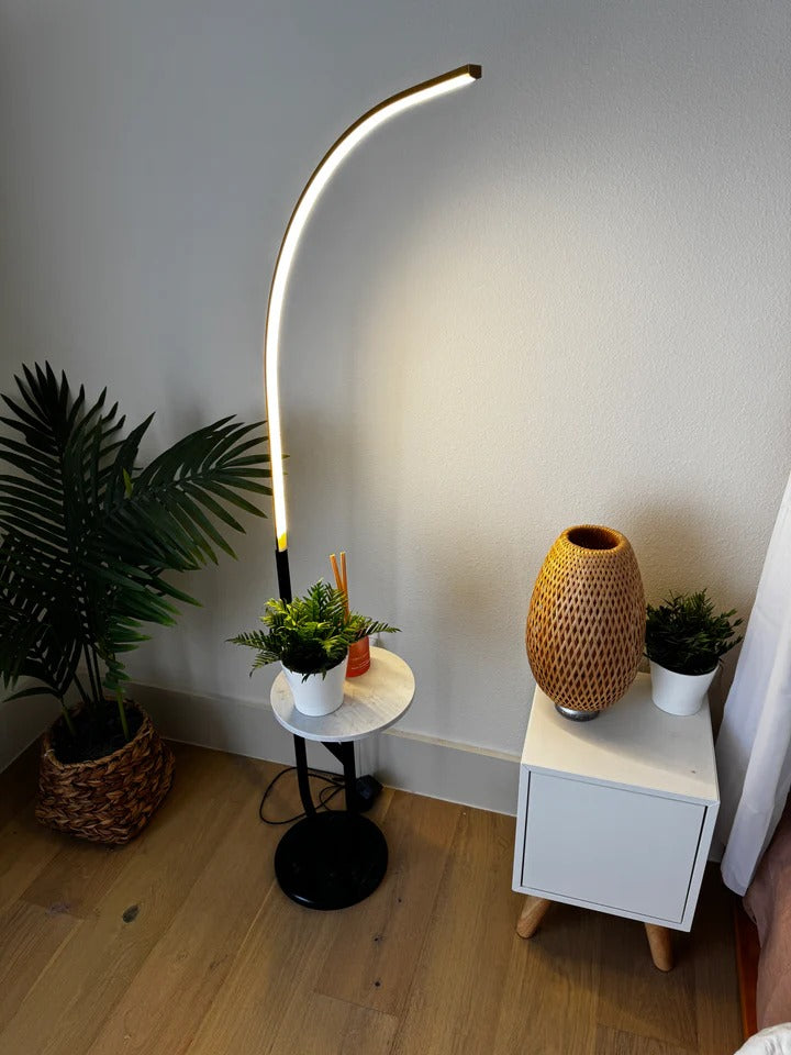 Arc Floor Lamp for Living Room🖤💡